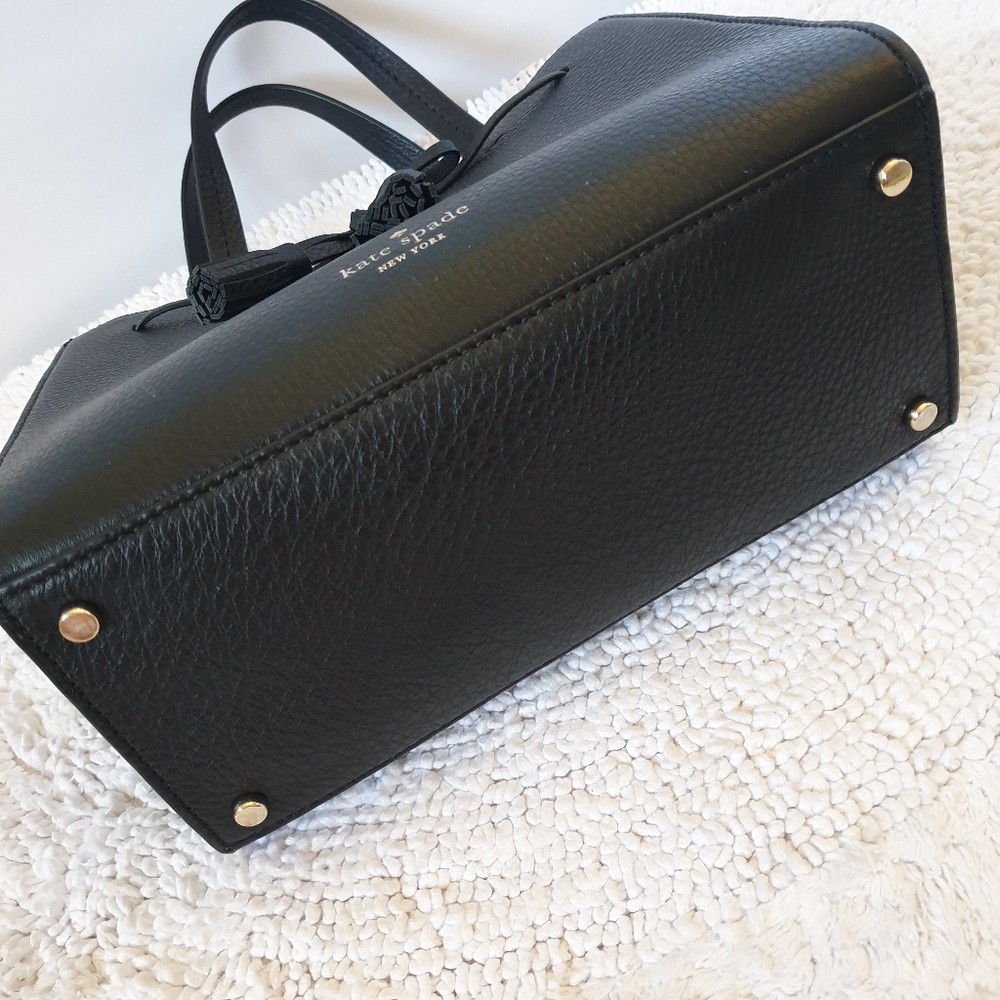 Kate Spade Hayes Street Sam Tote black leather excellent - Picture 10 of 12
